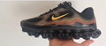 Nike Air Cushion Running Shoes, Black & Orange